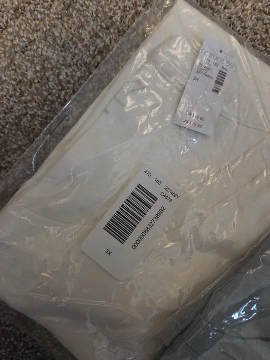 Maurices V-Neck Knit Top Trio in White, Sage, and Teal - Picture 4 of 4